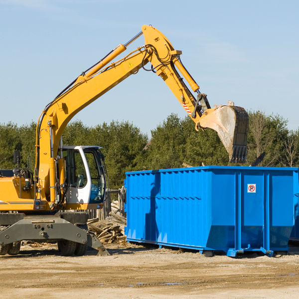 what happens if the residential dumpster is damaged or stolen during rental in Miranda